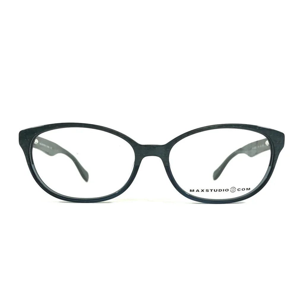 Max Studio Eyeglasses Frames ZYLOWARE 249 162Z Black Green Cat Eye 53-15-140